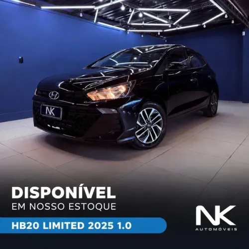 Hyundai HB20 Limited 1.0 Flex 12V Mec. 2025