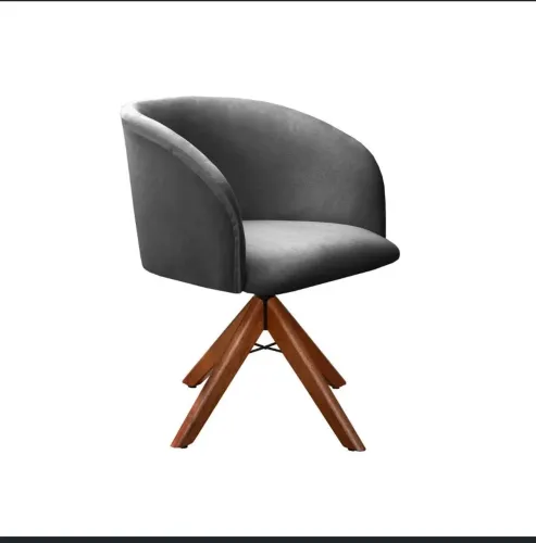 Jogo com 2 Poltronas Atenas Suede Cinza!!!