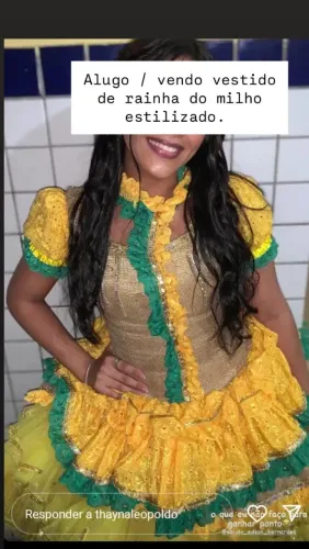 Vestido de quadrilha 