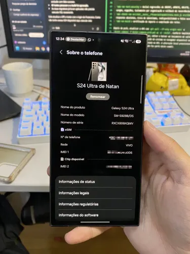 S24 ultra vendo ou troco por iPhone