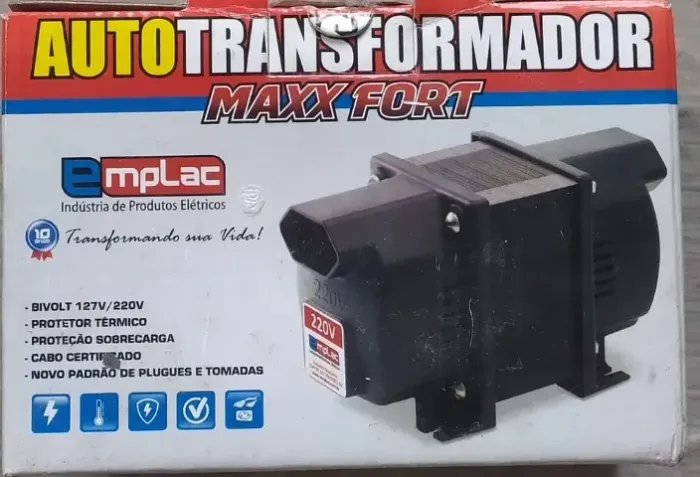 Autotransformador Emplac 100VA (70W) Bivolt 127V/220V - Novo