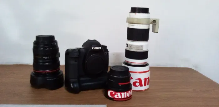 Camera canon 6D + lentes
