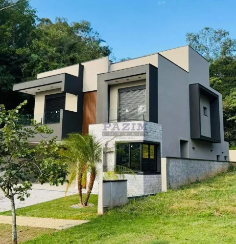 Casa à venda no Condomínio Reserva dos Jatobás em Louveira/SP com piscina e espaço gourmet