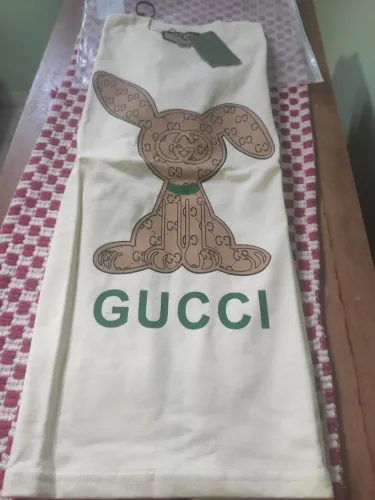 Camisa T Shirt Gucci Bege