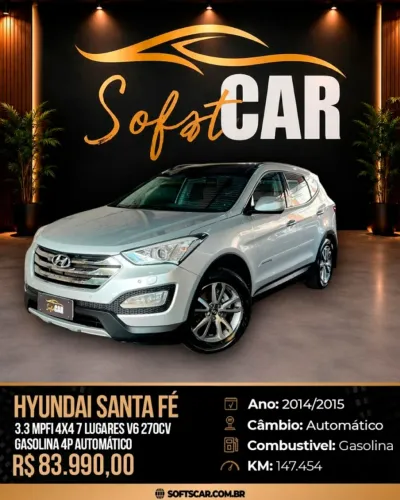 Hyundai Santa Fe 3.3 MPFI 4X4 7 Lugares V6 Aut. 2015