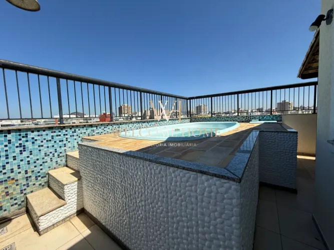 Cobertura linear com 3 quartos à venda, 179 m² por R$ 1.290.000 - Vital Brasil - Niterói/R