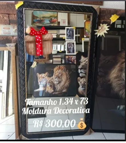 Espelho Grande 1.34 x 73