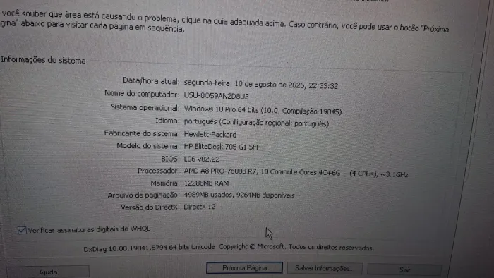PC HP ELITEDESK 705 - ÓTIMO<br><br>CUSTO-BENEFICIO<br><br>Aceito proposta e (OLHAR DESCRIÇÃO)