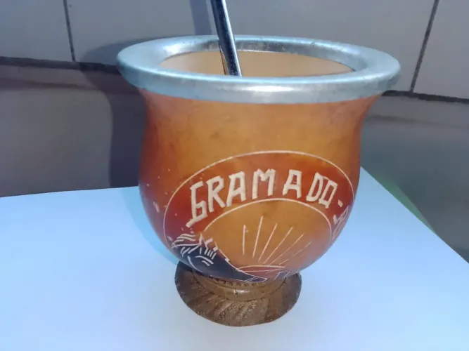 Cuia de chimarrão gaúcho