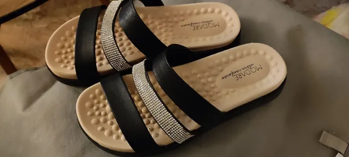Rasteirinha Modare ultra conforto com strass