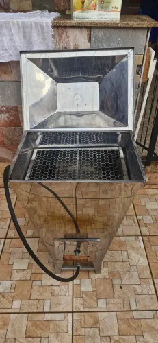 Churrasqueira a gás a bafo