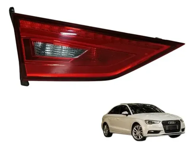 Lanterna Tampa Traseira Audi A3 Sedan 2014 2015 2016 Esquerdo/motorista Vermelho