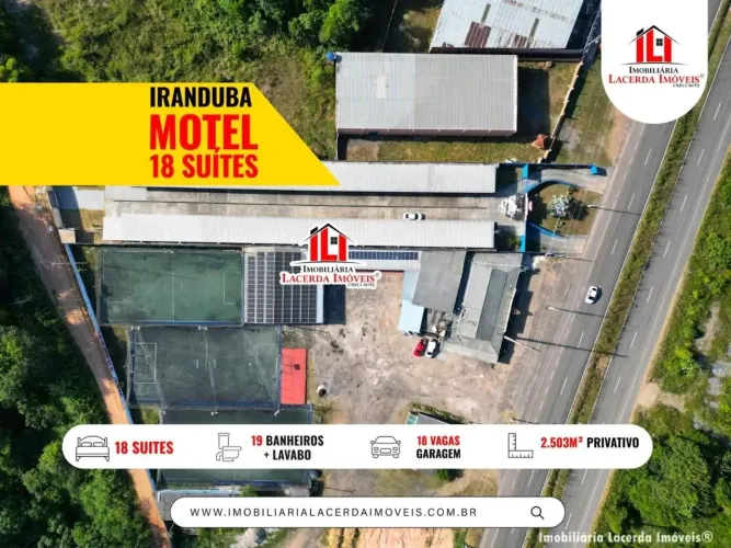 Pousada com 18 suítes, 1.500m² construído