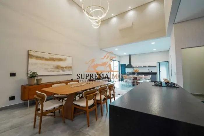 Casa térrea mobiliado com 3 suítes , Condomínio Chácara Ondina