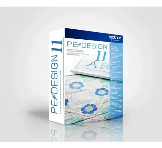 PE Design 11 em Português - Software Profisisonal para Bordado - Completo e Vitalício