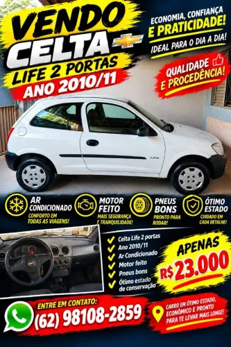 Chevrolet Celta Life/ LS 1.0 MPFI 8V Flexpower 3P 2011