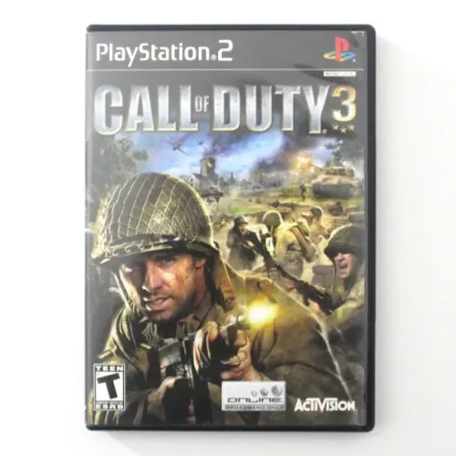 Call of Duty 3 para PlayStation 2 completo e perfeito, como novo