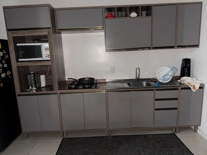 Cozinha completa com cooktop