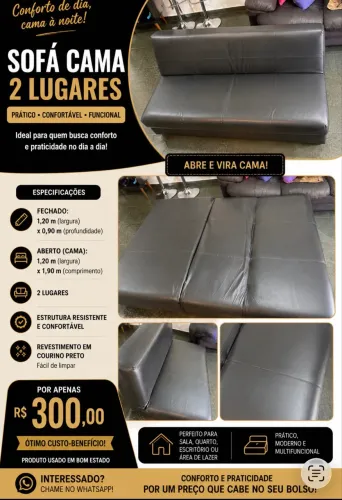 Sofá muito bem conservado