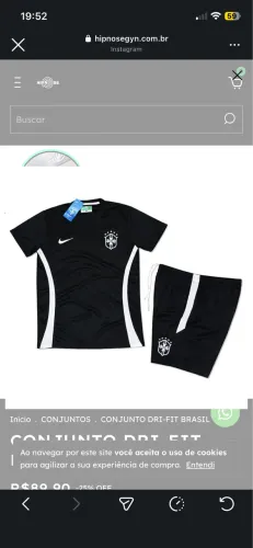 Kit de time Preto Brasil - G