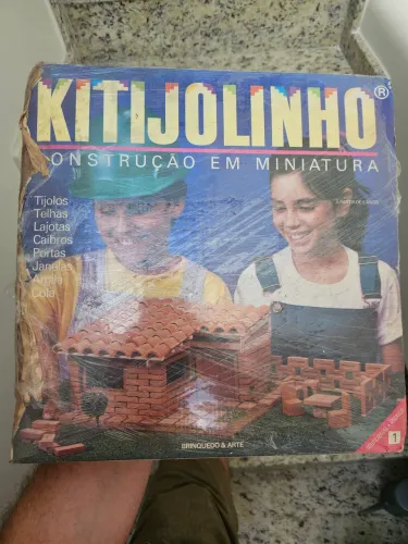 Brinquedo Kitjolinho construção em miniatura 