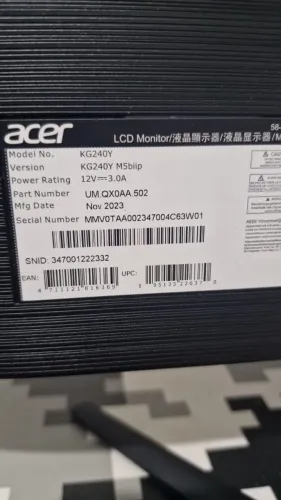 MONITOR GAMER ACER NITRO