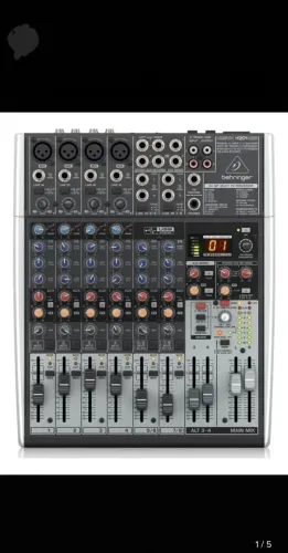 MESA DE SOM BEHRINGER XENYX 1204 NOVA - COM EFEITOS DE VOZ - BIVOLT
