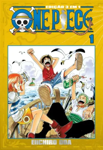 Mangá One Piece v. 01-05 (Novos)