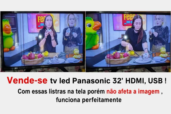 Vende-se tv led Panasonic 32' HDMI USB 