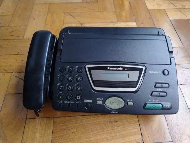 Telefone fax antigo Panasonic