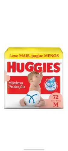 FRALDA Huggies Máxima Proteção M (pacote fechado)