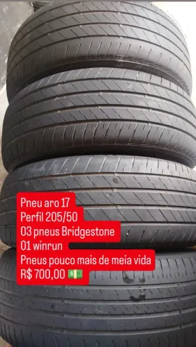 Pneus aro 17 205/50