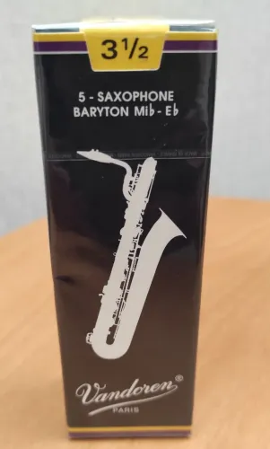 Palheta Vandoren Sax Barítono Mib - Eb (caixa com 5 unid)