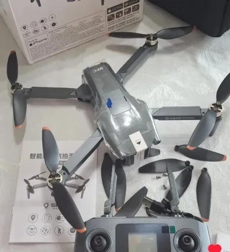 Drone l600 pro gimbal 3 eixos gravação 2.7k gps