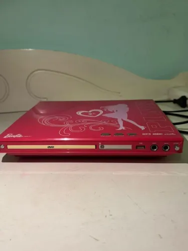 DVD Player Barbie Original Rosa Retrô - Para Coleção/Restauração