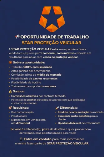 Otima Oportunidade de Emprego