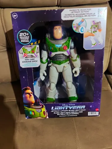 Boneco Buzz Lightyear toy story Mattel Disney Pixar C/ Vapor Foguete + 20 sons