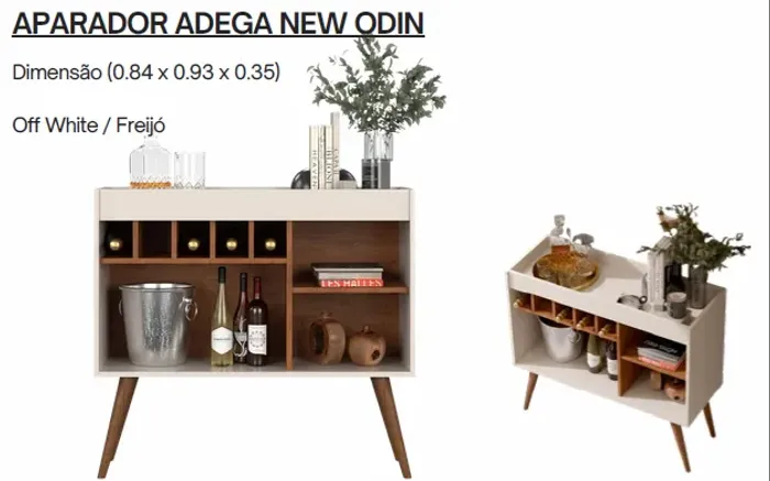 Aparador Adega Odin Novo