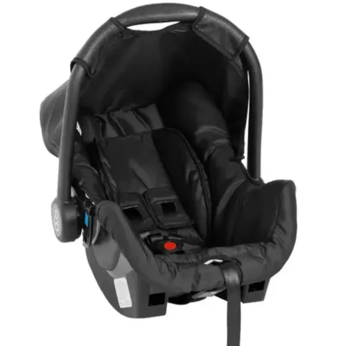 Bebê Conforto Galzerano Gride até 13 kg com Capota Removível - Preto (Pouco Utilizado)