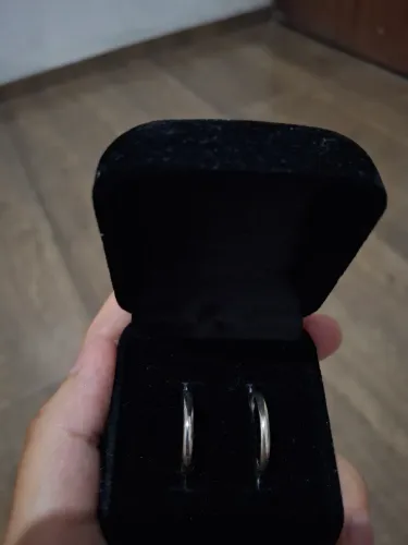 Alianças finas prata 950