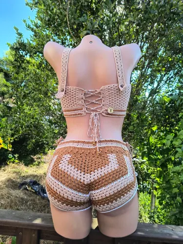 Conjunto de crochê