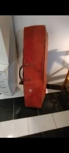 Case de couro pra estante de teclado musical ou ferros de bateria 