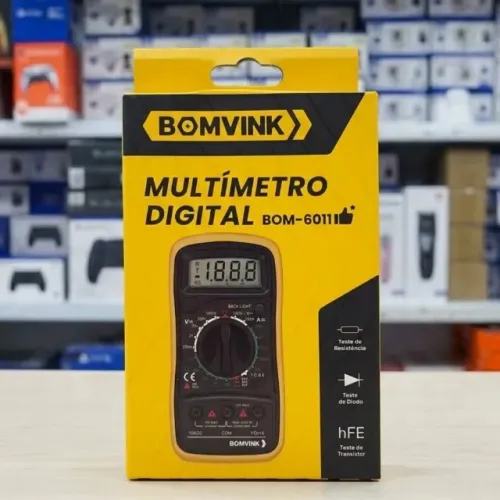 MULTÍMETRO DIGITAL PORTÁTIL BOMVINK BOM-6011