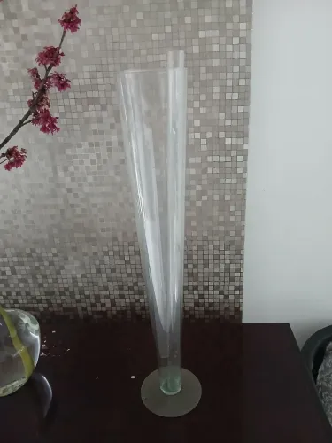 Tulipão de vidro 70cm peças unitário