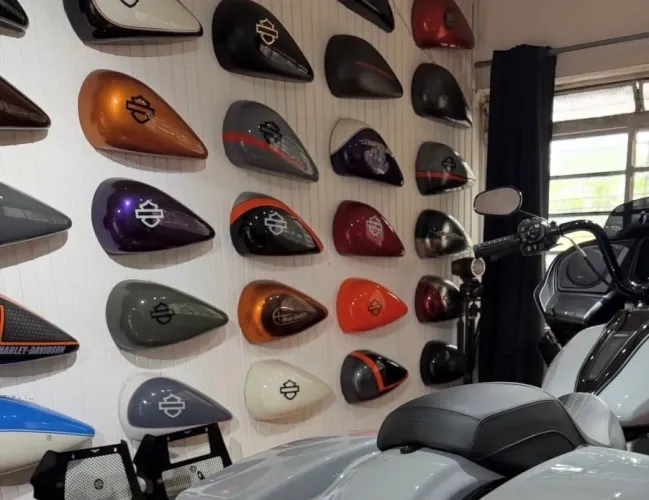 Enfeite de fibra Harley Davidson 