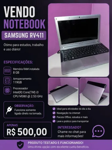 Notebook Samsung 