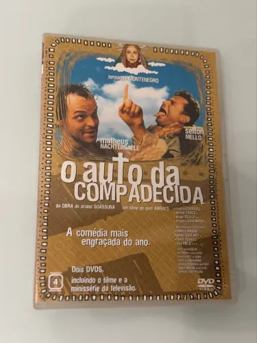 O Auto Da Compadecida DVD Filme + Minissérie Duplo Original 