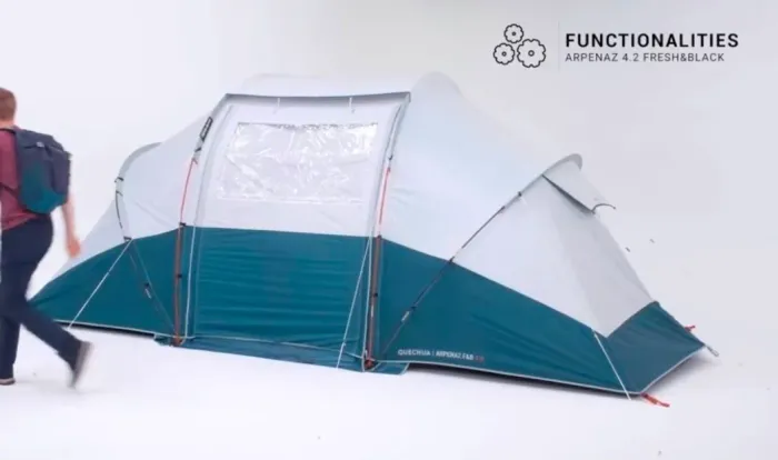 Barraca Quechua Arpenaz 4.2 Fresh&black