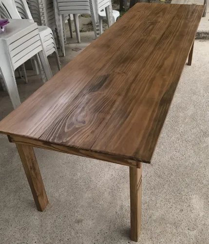 Vendo mesa de madeira maciça 3,00x90cm. Nova