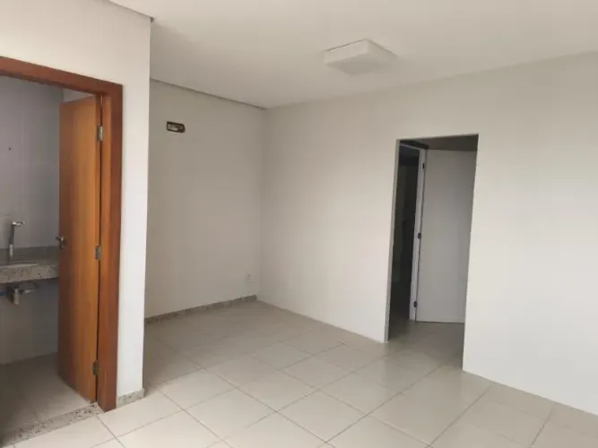alugo sala comercial no Ed. Premier Center - Montes Claros - Recepção e divisão interna